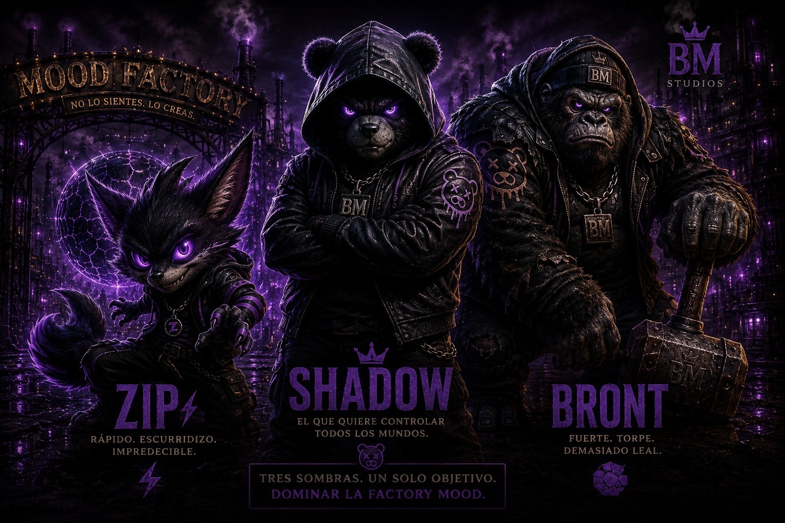 Shadow Zip and Bront