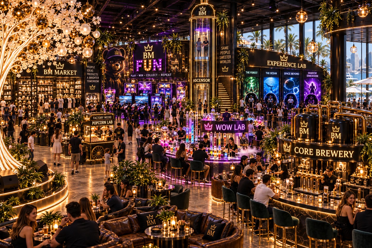 BM Lighthouse market and brewery